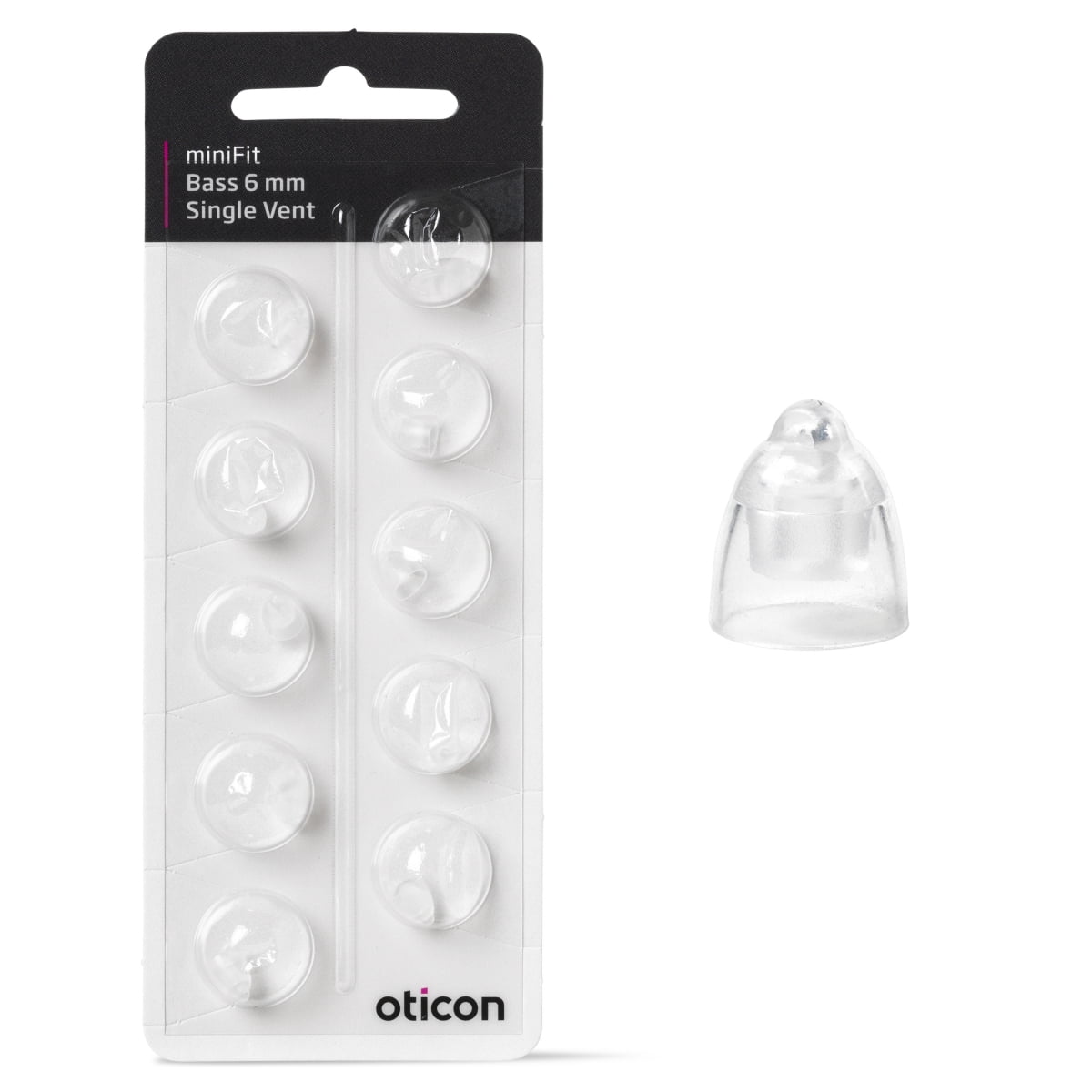Oticon miniFit Bass-Dôme single vent – Image 4