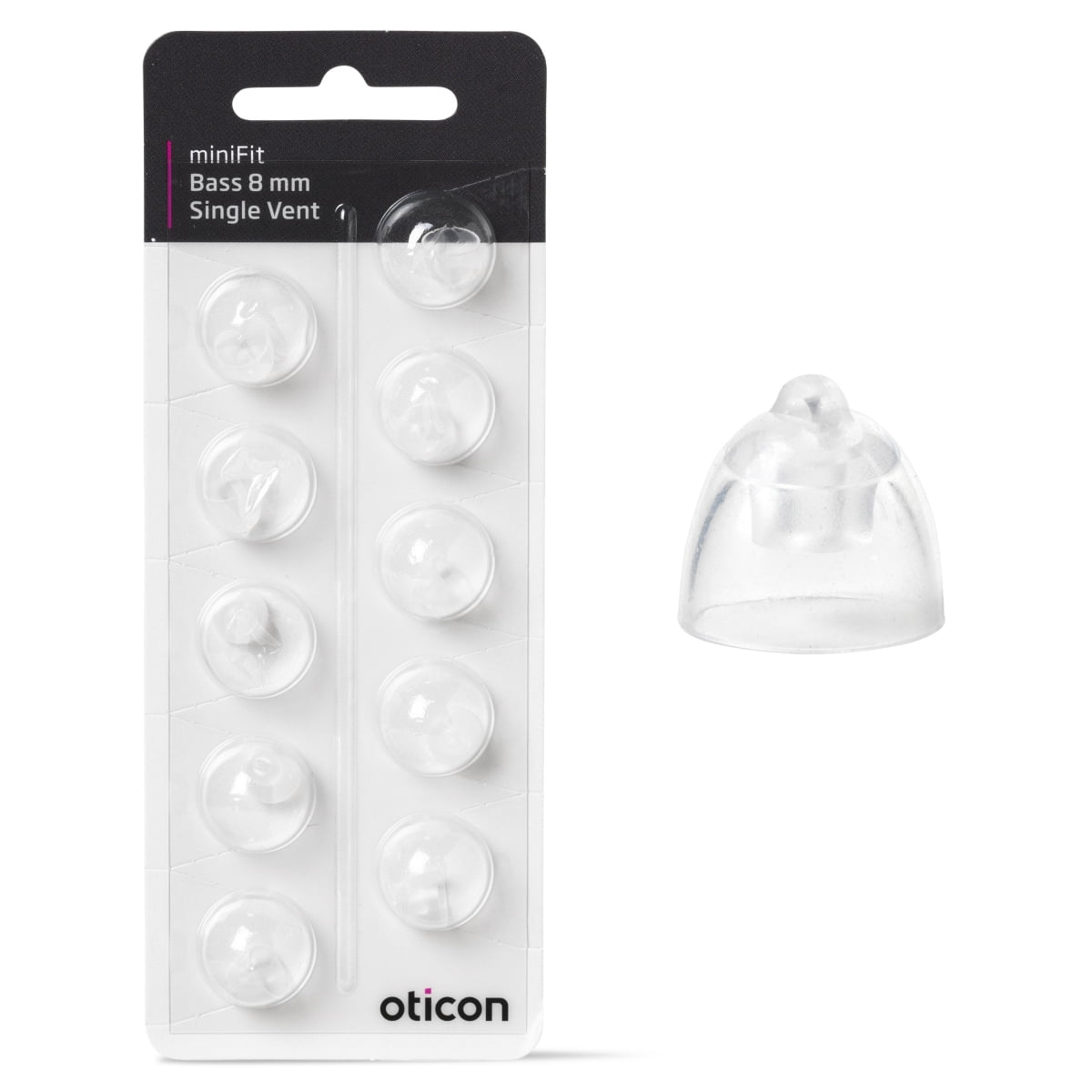 Oticon miniFit Bass-Dôme single vent – Image 5