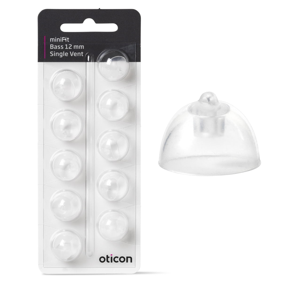 Oticon miniFit Bass-Dôme single vent – Image 2