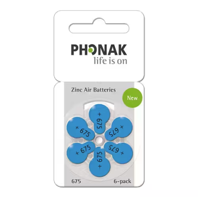 Piles Phonak 675